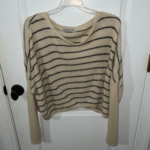UO Striped Cropped Sweater